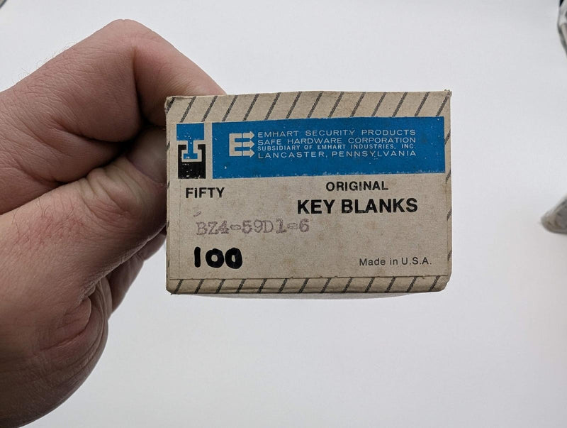 5x Corbin 59D1-6 Key Blanks 6 Pin 59D1 Keyway Z Bitting Brass 3