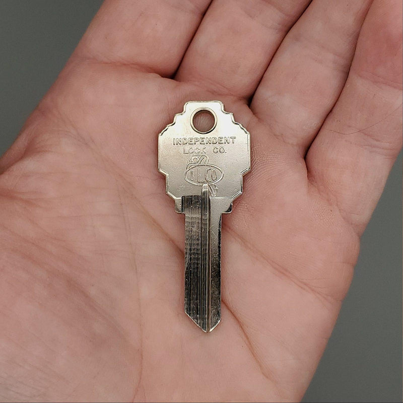 10x Ilco 1171P Key Blanks Olympic OL1 OL1 Keyway Nickel Plated NOS 1