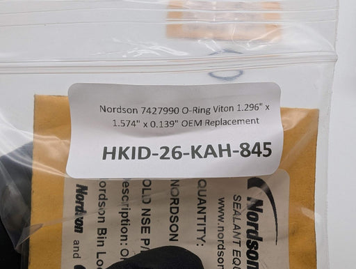 Nordson 7427990 O-Ring Viton 1.296" x 1.574" x 0.139" OEM Replacement 2
