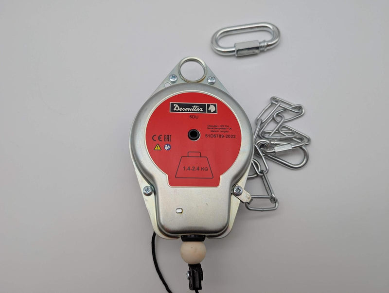 Desoutter 5DU Spring Tool Balancer 3.1 to 5.3lb Capacity 4.9ft Cable 50542 2