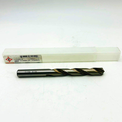 Cle-Line C62912 Metric Jobber Length Drill Bit 13.5MM List 1898 HSS Bright 1