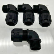 Thomas & Betts 4970NM Strain Relief Cord Connector 3/4" 90 Degree Non Metal 4pk 1