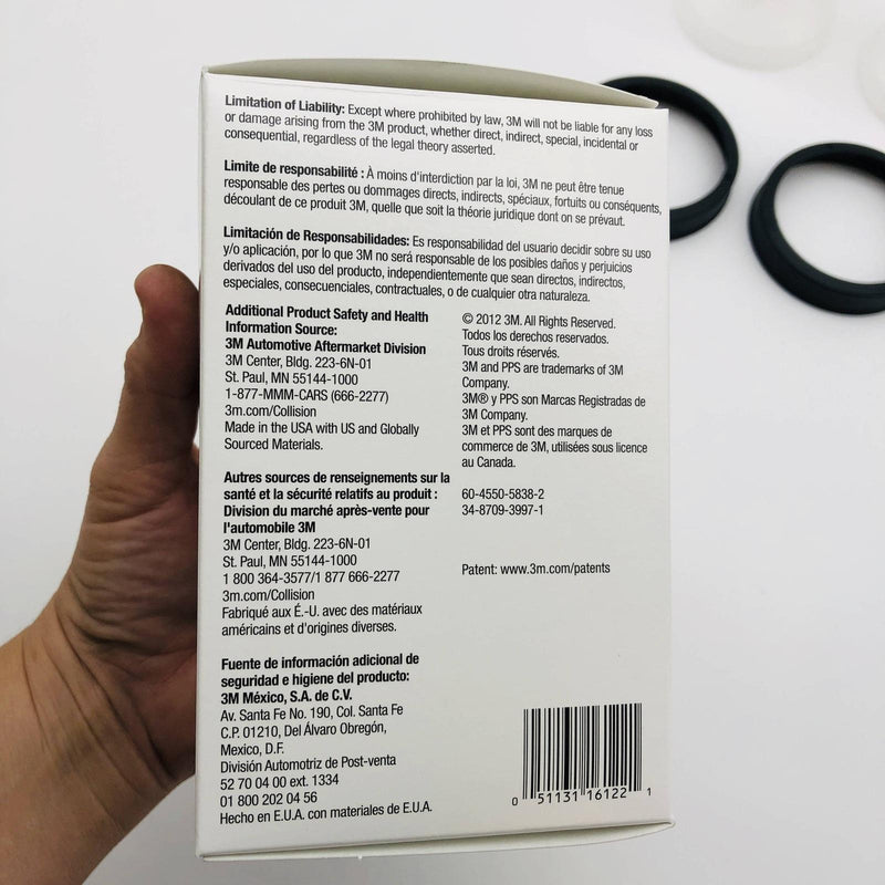 3M PPS 16122 Cup and Collar Midi 13.5oz for Paint Preparation System 1 Box of 2 3