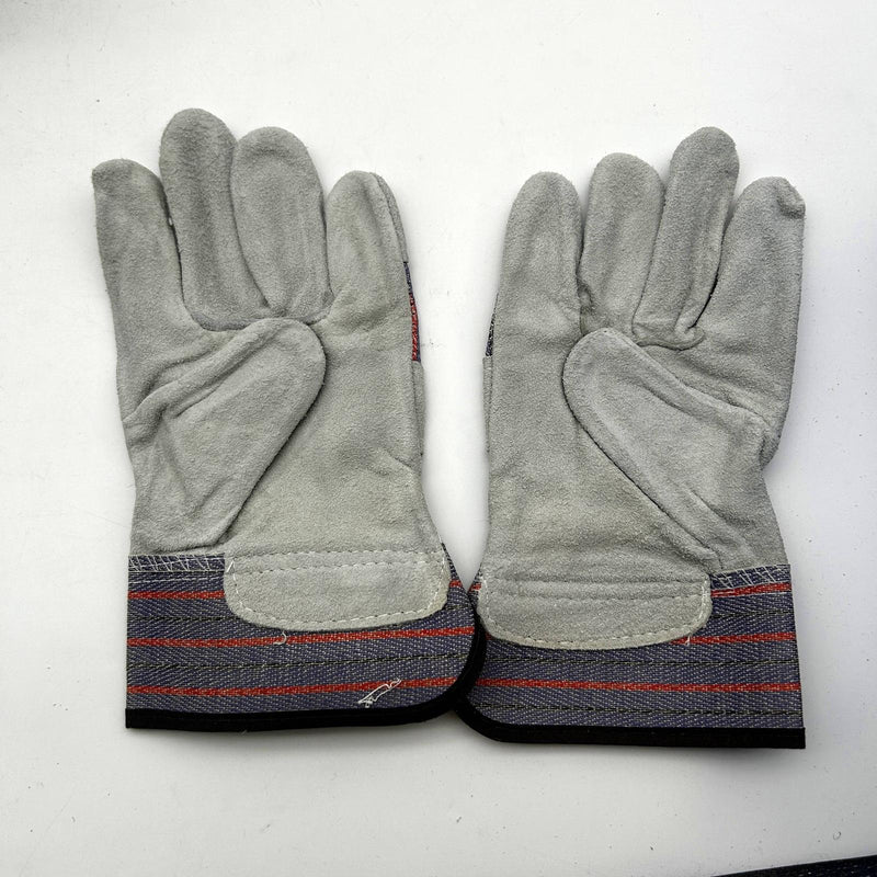 Wells Lamont Y3407 Split Leather Palm Gloves Size Large Wing Thumb 12 Pairs