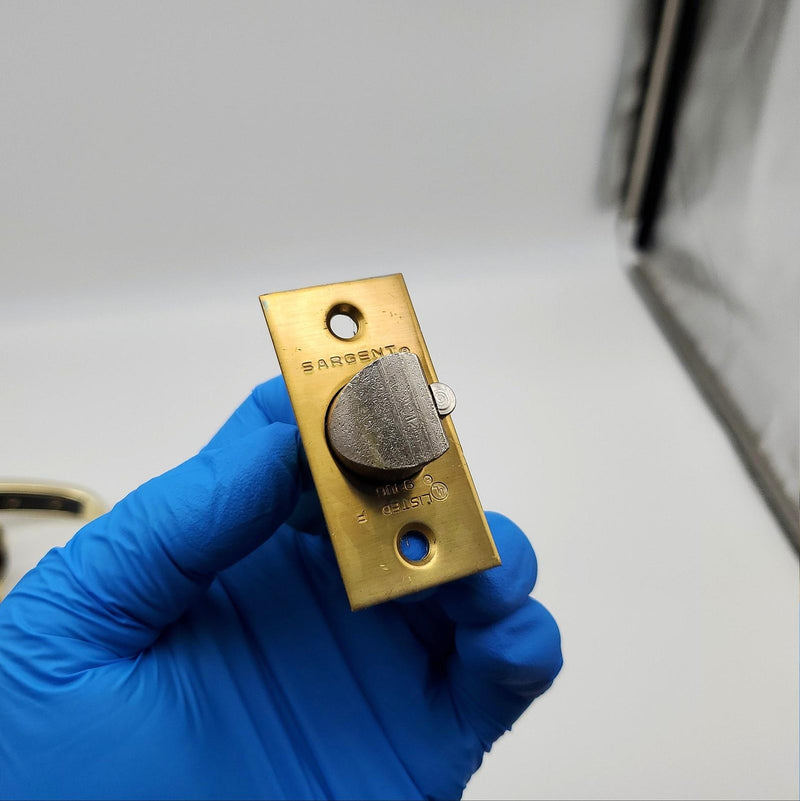 Sargent Door Lever Storeroom Lock Bright Brass 2-3/4" Backset L Lever 65G04 6