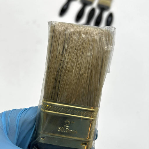 Osborn 70070 Varnish Brush 2in Wide 9/16in Thick 2-3/4in Trim White Bristle 6pk 2