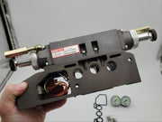 Numatics I24RD115JP00 Regulator Valve ISO 5599-2 Dual 10 - 130 PSI w/ Manifold 2