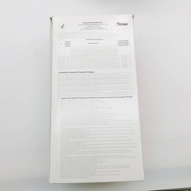 Honeywell 14110397 Particulate Respirator SAF-T-FIT Plus N1125OV MED/LRG 10pcs 4