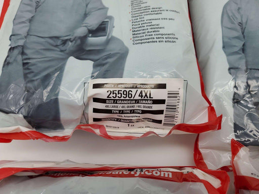 Honeywell Fire Resistant Coveralls 4XL Disposable Non-Woven Material 25596 PK 4 2
