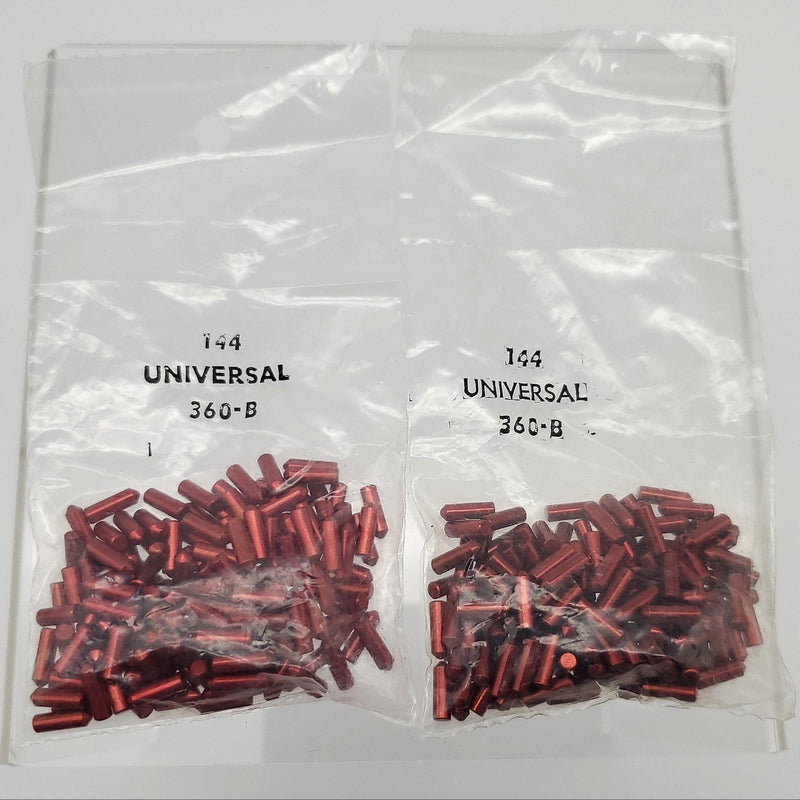 Lab B6-360 Universal Bottom Pins 0.360 .005 System Red 2 Packs 288 Total 1