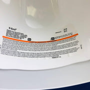 MSA 475369 Hard Hat V Gard White Ratchet Oil Oilfield Refinery Memorabilia 4