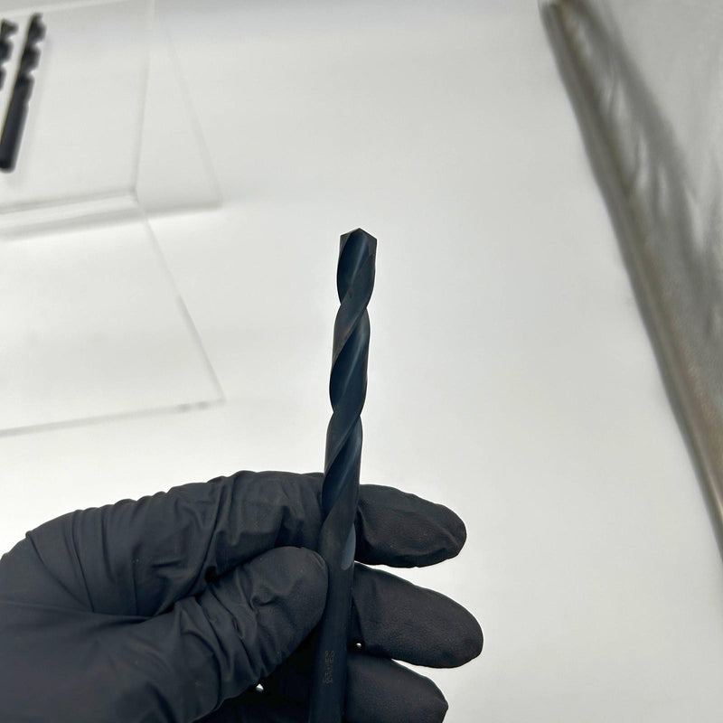 3pk Chicago-Latrobe 45885 Jobber Drill Bit Heavy Duty Black Oxide 150ASP 9.00mm