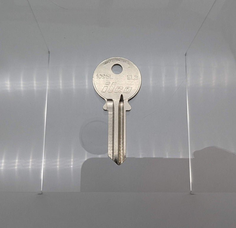 5x Ilco 1096L / EL3 Key Blanks for Some Elgin Locks Nickel Plated 1