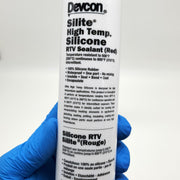 Devcon Silicone RTV Sealant High Temperature Red 10.1 Cartridges Pack of 2 2