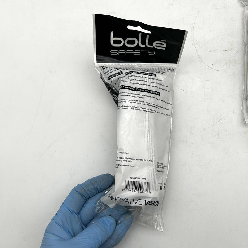 Bolle 40188 Clear Safety Reading Glasses IRI-S PC ASAF +2.00 DIOPTER Lot of 2 8