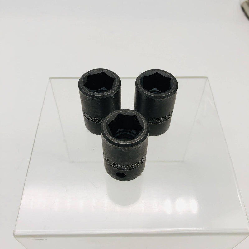 3x Proto 7320H Socket Size 5/8 6pt 1/2 Drive Black Oxide Professional Series 9