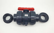Asahi AV 1605-010 2" Ball Valve Type 21 True Union PVC EPDM Seals 230 Psi 1