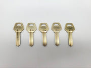 5x Corbin 59 Series Key Blanks B2 Keyway Nickel Silver 6 Pin NOS 3