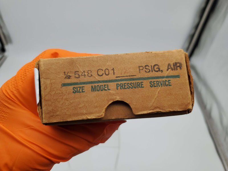 Kunkle 548-C01 1/2" Safety Valve 175 PSI Set Brass Body Air Relief Valve 5