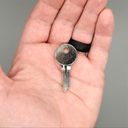 10x Ilco 1069W Key Blanks for National Cabinet Lock D8785 Nickel Plated NOS 2