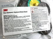 3M Roloc Flexible Diamond Disc 6234J M40 TR Yellow 1-1/2" in Die R150S 10pk 5