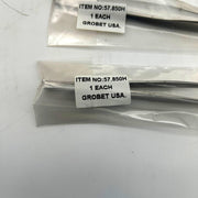 4pk Grobet 57.850H Boley Style Tweezer AA Pattern Nickel Plated Carbon 4-3/4″ 2
