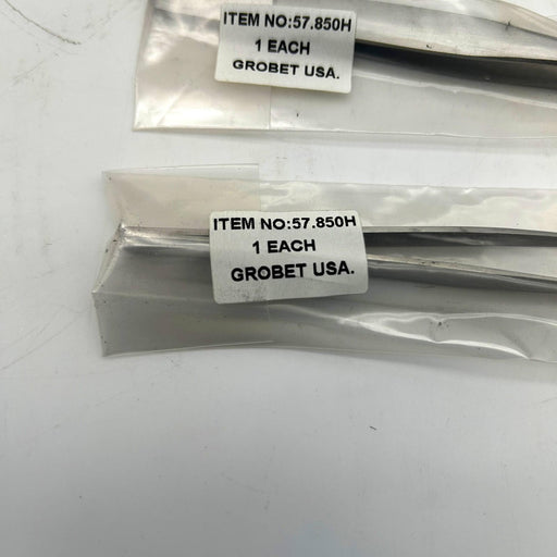 4pk Grobet 57.850H Boley Style Tweezer AA Pattern Nickel Plated Carbon 4-3/4″ 2