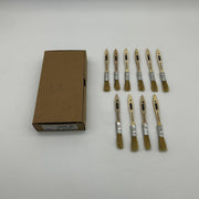 10pk Osborn 70150 Varnish Paint Brush Bristle Wood 1/2 BS X 1/4” Th X 1-3/4” Trm 7