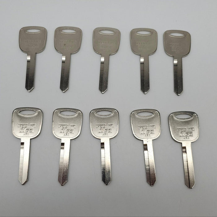 10x Ilco 1195FD / H71-P Key Blanks Ford Contour & Mystique Nickel Plated 10 Cuts 3