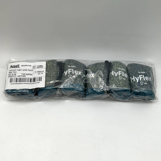 Ansell Hyflex 11501 Cut Resistant Gloves Size 10 Extra Large A5 Vend 6 Pairs 1