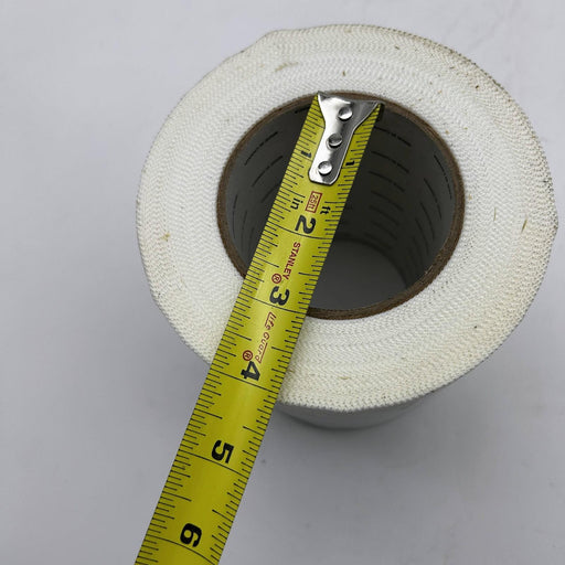 Poly Tape W/ Pinked Edges 144mm X 55m White Tape Product 133WH-144X55PE 4 Rolls 2