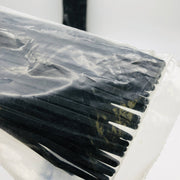 200 Cable Wire Wrap Zip Ties 11" 50lb UV Blk Mounting Head Hole Python CTMB-1150 4