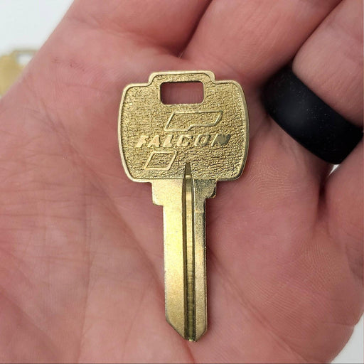 10x Falcon 1573 Key Blanks Original E Keyway Nickel Silver 5 Pin 1