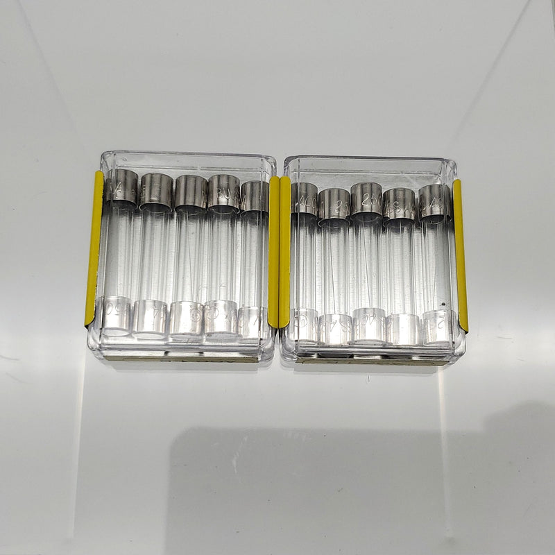 Bussmann AGC-1-R 5A Fuses 250V Fast Acting Glass Pack of 10 2