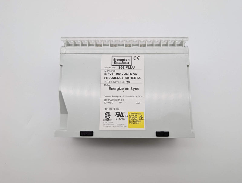 Crompton 256-PLLU-SCBX-C6 Synchro Check Relay 400VAC 60Hz for Electrical Systems