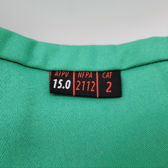 Stanco FR601 Welding Sleeves & Bib FR20 Size 2XL Green Cotton Fire Resistant 5