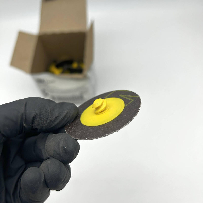 3M Roloc 22401 Sanding Disc 2in TR 361F 80 Grit Medium AO 25000 Max RPM 30pk
