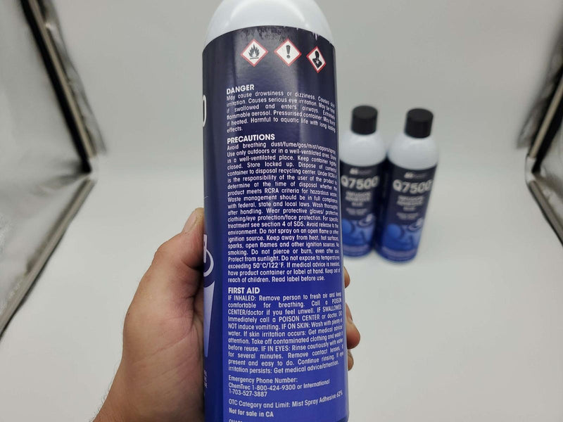 Q7500 Marine Infusion Adhesive for Fiberglass Mat 13 Oz Aerosol Cans Pack of 4 3