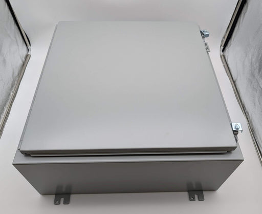 Hoffman A242410LP Wall Mount Enclosure 24"x24"x10" NEMA Type 12 Painted Steel 1