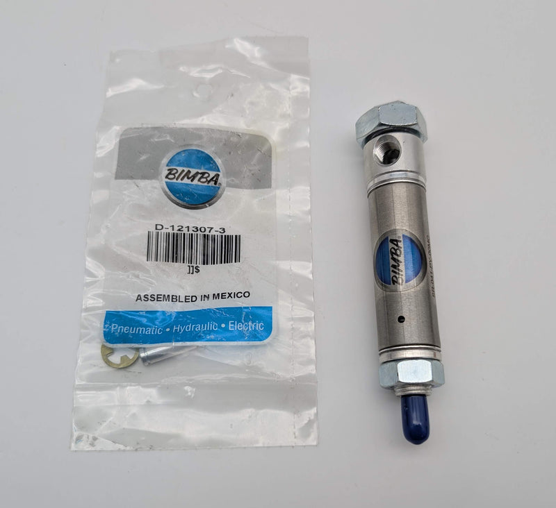 Bimba SR-041-PY-00MC Spring Return Pneumatic Cylinder 3/4" Bore 1" Stroke