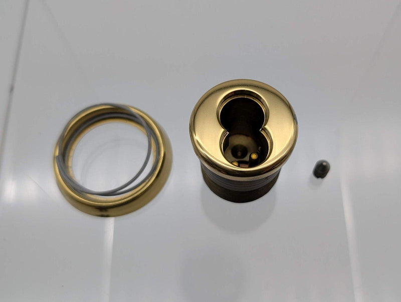 Arrow 16CR-27-001 SFIC Mortise Cylinder Housing 1-1/4" L 7 Pin Polished Brass
