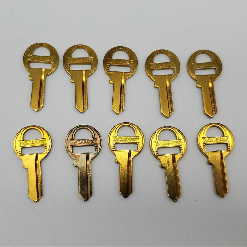 10x Master 77 Padlock Key Blanks Brass for No 77 Padlocks USA Made 3