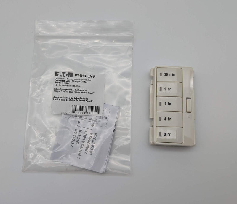 Eaton PT4HK-LA-P Hour Timer Color Change Kit for Accell Timer Light Almond 1