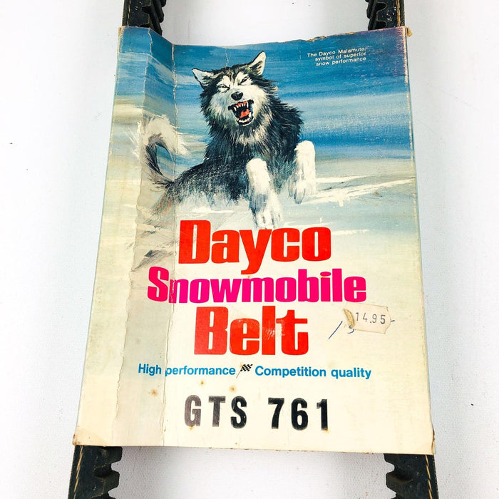 Dayco GTS761 Drive Belt for Snowmobile High Performance OEM New Old Stock NOS 12