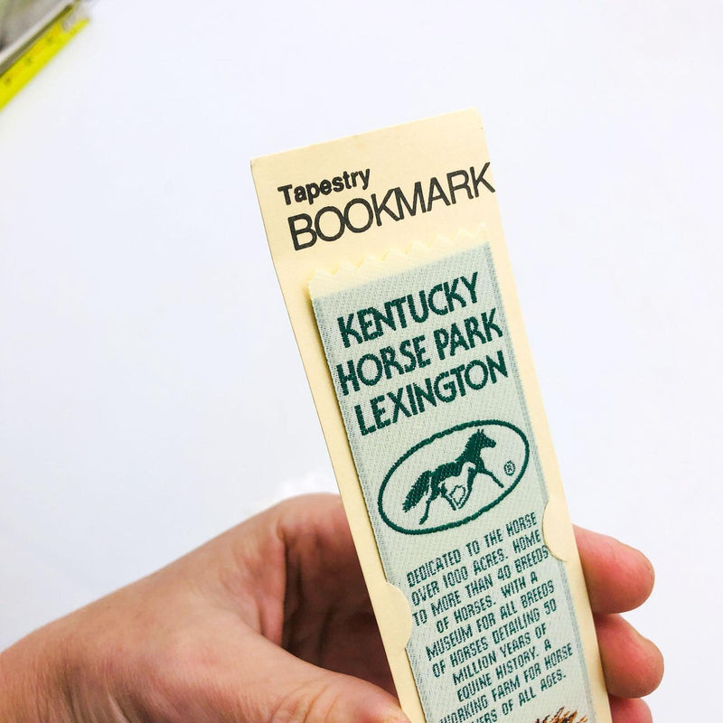 Vintage Kentucky Bookmark LW Bristol 1991 Horse Prk Lexington Souvenir Bluegrass 4