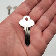 5x Ilco 1001EN Key Blanks Corbin Nickel Plated Over 5 Pin USA Made NOS 2