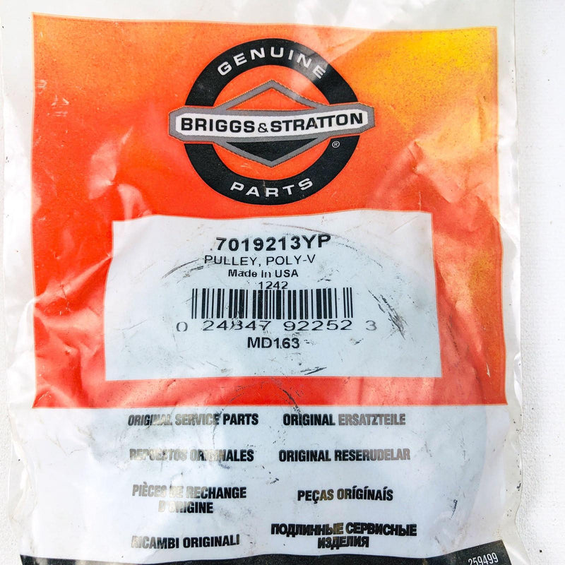Briggs and Stratton 7019213YP Pulley Poly-Vee Belt OEM NOS Sealed USA Made 3