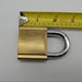 Chicago 4842 KV Padlock 5/16"T x 1-1/16"L Shackle 1-7/8" Brass Body Ace II Type 8