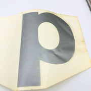 Mopar 5AE89KD5 Jeep Tailgate Logo Silver Sticker Decal OEM New Old Stock NOS 7