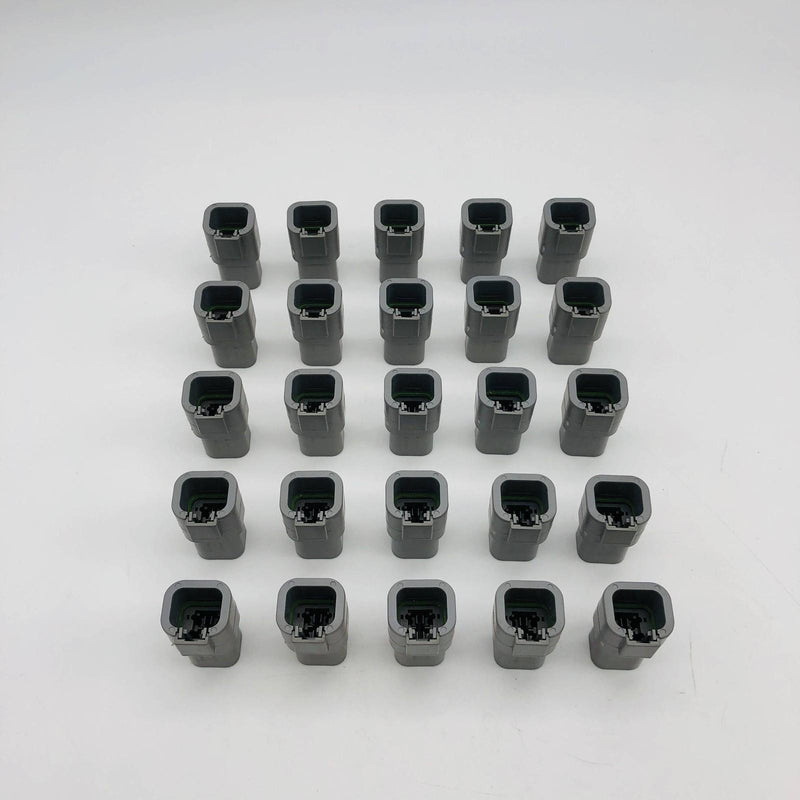TE Connectivity DTP04-4P Receptacle Connector 4 Pin Grey Wire to Wire Pack of 25 11